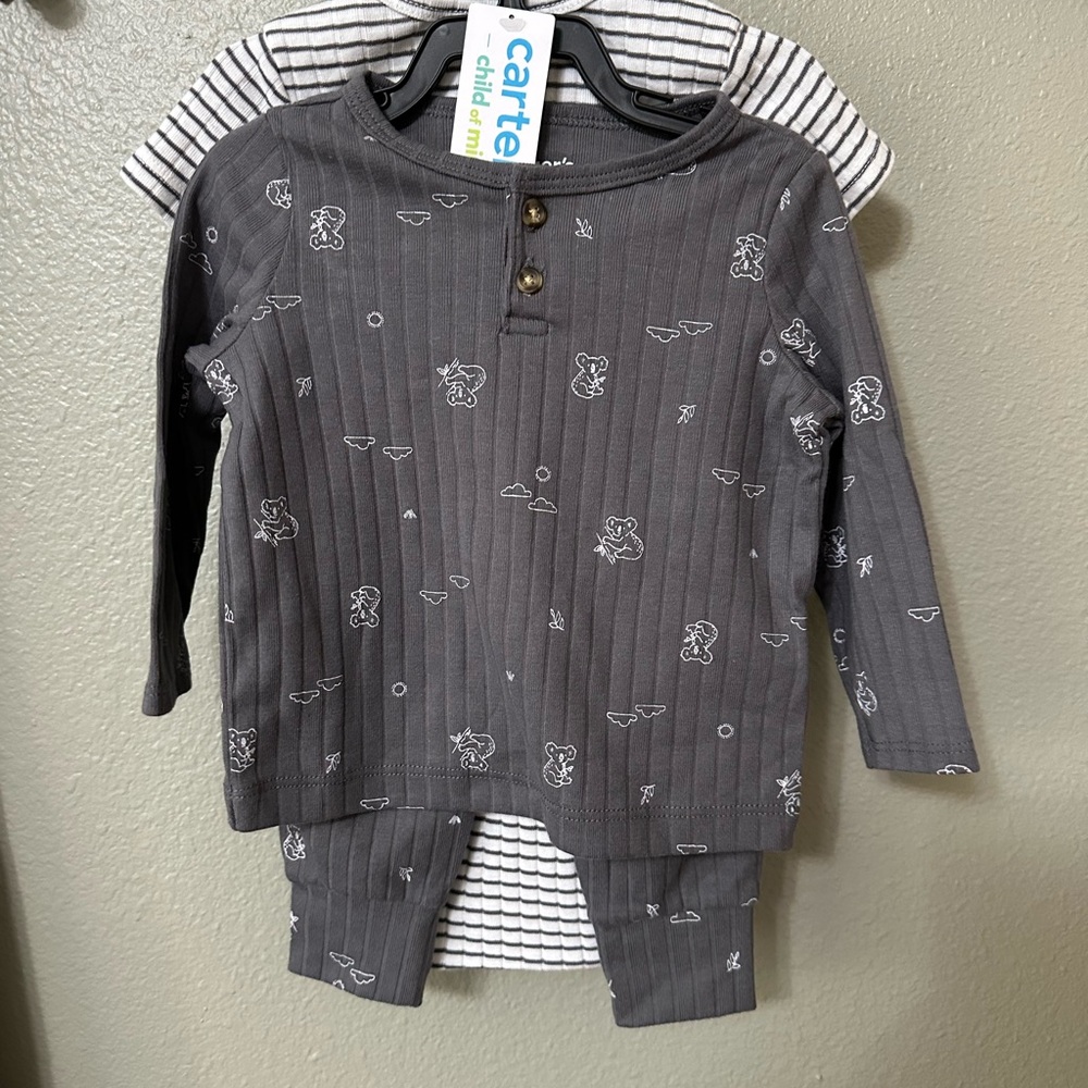 Carter's Koala and Stripe set